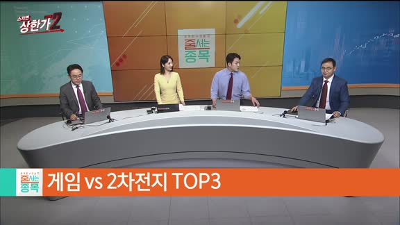 [줄 서는 종목] 게임 vs 2차전지 TOP3