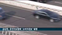 금감원, 운전자보험에 '소비자경보' 발령