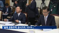 추경호 "올해 공동주택 공시가격 18.6% 하락…역대 최대"