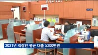 2021년 직장인 평균 대출 5천200만 원