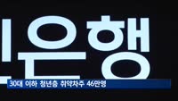 30대 이하 저소득·저신용 청년층 취약차주 46만명