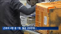 근로자 100명 중 9명, 월급 100만 원 미만…400만 원 이상은 늘어