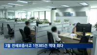 3월 전세보증사고 1천385건 '역대 최다'
