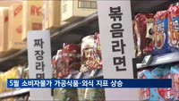 5월 소비자물가 가공식품·외식 지표 상승…품목 10개 중 2.7개 상승률 10% 웃돌아