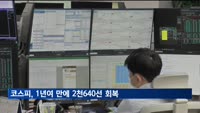 코스피, 1년여 만에 2천640선 회복…연중 최고치 경신