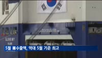 지난 달 자동차 수출액, 역대 5월 기준 최고