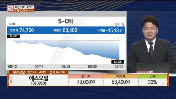 [주상전화] 에스오일 (010950)