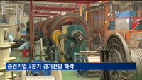 중견기업 3분기 경기전망 하락…설비·생산·수출은 개선