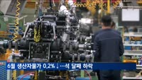6월 생산자물가 0.2%↓…전월비 석 달째 내리막