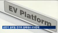 상반기 글로벌 전기차 등록대수 616만1천 대…41.7% 증가