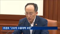 추경호 "구조적 수출대책 보완…품목·지역 다변화"