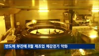 반도체 경기 회복 악화…8월 제조업 체감경기 더 나빠졌다