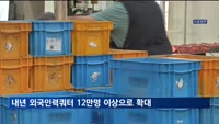 내년 외국인력 쿼터 12만 명 이상으로…사업장별 고용한도 2배 늘린다