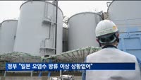 정부 "일본 오염수 방류 이상 상황 없어…'오염수' 표현 유지"