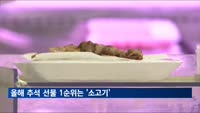 "추석선물로 소고기 구매의향 가장 높아…이어 건기식, 과일순"