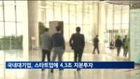 국내 대기업, 2년반 동안 신성장 스타트업에 4.3조 지분투자