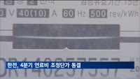 올 4분기 연료비조정단가 '＋5원' 유지…전기요금 인상 추후검토