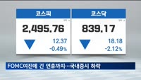 FOMC 여진에 긴 연휴까지…코스피·코스닥 하락