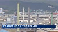 9월 제조업 체감경기 소폭 개선…3개월 만에 반등