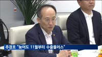 추경호 "늦어도 11월부터 수출플러스…환율불안 심해지면 대응"