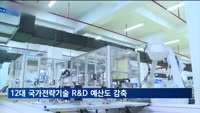 12대 국가전략기술 R&D 예산 19% 감축