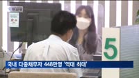 고금리에 가장 취약한 다중채무자 448만명…'역대 최대'