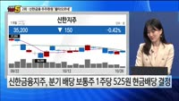 [오늘장TOP5 2위] '주주환원책' 신한지주, 주가도 불타오르나?
