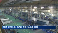 한국 국민소득 'G7'과 격차 갈수록 커져…이탈리아에 2년 연속 뒤져