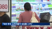 외국 IB업계, 내년 한국 소비자물가 상승률 상향 조정