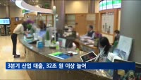 3분기 산업 대출 32조 원↑…부동산 거래 증가 등 영향