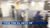 한은 "가계·기업대출 연체율 상승, 금융안정 저해 가능성"