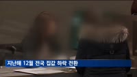 지난해 12월 전국 집값 하락 전환