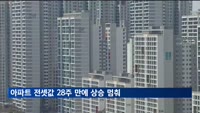 아파트 전셋값 28주 만에 상승 멈춰…매매가는 10주째 하락