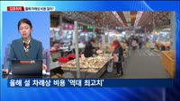 [집중취재] 과일 등 농산물에 설물가 '꿈틀'…차례상에 외식마저 '부담'