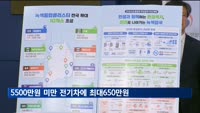 올해 5천500만원 미만 전기차 사면 국비 최대 650만 원 받는다