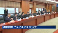 금융위원장 "인구·기후·기술 TF 운영…금융 미치는 영향 분석"