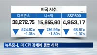 뉴욕증시, 미 CPI 지수 강세에 동반 하락…나스닥 1.8%↓마감