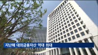 지난해 대외금융자산 역대 최대…단기외채 비중은 최저