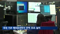 지난해 국내 기관 해외증권투자 잔액 30조 원 늘었다