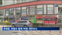 국세청, 부동산 탈세 96명 세무조사