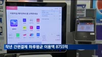 지난해 간편결제 하루 평균 이용액 8천755억 원…15%↑