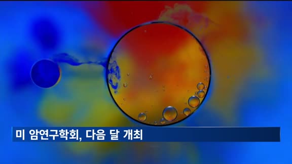 '세계 3대 암학회' 미 암연구학회, 다음 달 개최