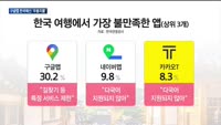 스마트관광 외치더니…구글맵 한국에선 '무용지물'