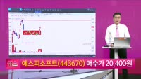 [생생한 주식쇼 생쇼] 에스피소프트 (443670)
