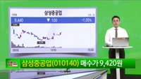 [생생한 주식쇼 생쇼] 삼성중공업 (010140) 