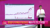 [생생한 주식쇼 생쇼] 한양디지텍 (078350) 
