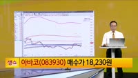 [생생한 주식쇼 생쇼] 아바코 (083930)