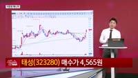 [생생한 주식쇼 생쇼] 태성 (323280) 