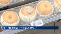 "5∼7월 배공급 1년 전보다 84% 감소"