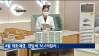 4월 외화예금 36.6억달러↓…4개월 연속 감소
